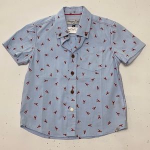 Lobster Toddler Button Down